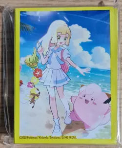 [NEW] Pokemon Lillie Premium Tournament Collection Box Sleeves (65 Pieces) - Image 1