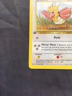 Pokemon Cards: Jungle 1st Edition Common: Spearow 62/64 - Image 5