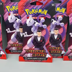 Pokemon Destined Rivals Factory Sealed Booster Packs 5X Lot - Image 2