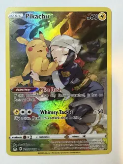 Pokemon TCG Pikachu TG05/TG30 Lost Origin Near Mint Condition - Image 1