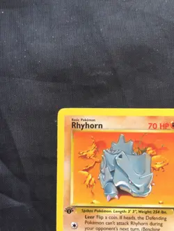 Pokemon Cards: Jungle 1st Edition Common: Rhyhorn 61/64 - Image 2
