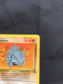 Pokemon Cards: Jungle 1st Edition Common: Rhyhorn 61/64 - Image 3