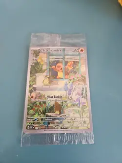 Pokemon Charmander TCG Scarlet and Violet Black Star Holo Promo Card SVP#044 - Image 1