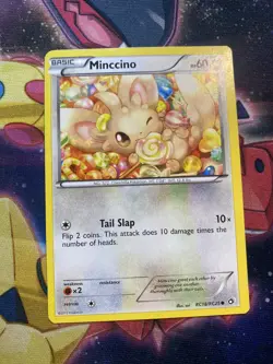 Pokemon Minccino RC18/RC25 Radiant Collection Holo BW Legendary Treasures - Image 1
