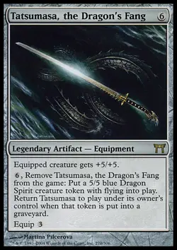 MTG Tatsumasa, the Dragon's Fang (270/317) Champions of Kamigawa MP - Image 1