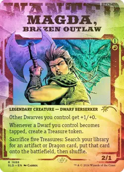 MTG FOIL Magda, Brazen Outlaw Secret Lair Showcase - Secret Lair #1688 - Image 1
