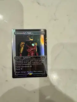 Commander's Plate - Iron Man - Marvel Secret Lair (M/NM) - Foil Magic: MTG - Image 1