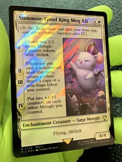 MTG Final Fantasy Summon: Good King Mog XII Surge Foil Rare 0026 FIC 2025 NM - Image 1