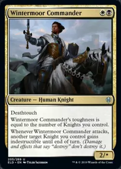 WINTERMOOR COMMANDER ~mtg NM-M Throne of Eldraine Unc x4 - Image 1