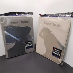 Magic the Gathering Final Fantasy Cloud and Sephiroth Ultra Pro Premium Binders - Image 1