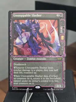 Unstoppable Slasher (Showcase) Duskmourn: House of Horror Foil - Image 1