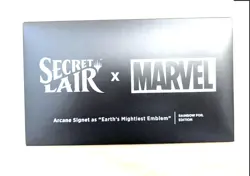 MtG Marvel Secret Lair Arcane Signet as "Earth's Mightiest Emblem" FOIL Card - Image 1