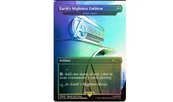 MtG Marvel Secret Lair Arcane Signet as "Earth's Mightiest Emblem" FOIL Card - Image 2