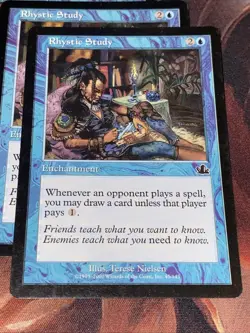 Rhystic Study X1 Mtg Prophecy Lp - Image 1