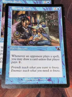 Rhystic Study X1 Mtg Prophecy Lp - Image 2
