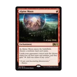 WOTC MtG Prerelease Promos Alpine Moon (P) (Foil) EX - Image 1