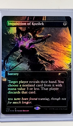 2022 MTG Magic the Gathering Secret Lair Drop Foil #1152 Inquisition of Kozilek - Image 1