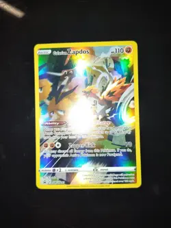 Galarian Zapdos V - SWSH283 - Crown Zenith Tins Black Star Promo Pokemon Card - Image 3