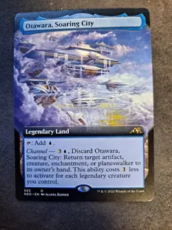 x1 MTG Kamigawa: Neon Dynasty - Otawara, Soaring City Extended Art Rare #503 - Image 1