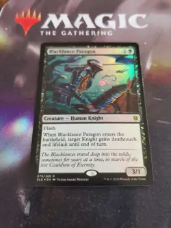 MTG. Blacklance Paragon. Foil. Throne of Eldraine. Nm - Image 1