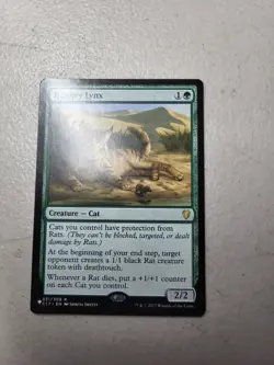 1x Hungry Lynx - The List Reprints ( Commander 2017 ) - Magic the Gathering NM - Image 1