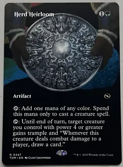 MTG Tarkir: Dragonstorm Herd Heirloom Artifact RARE REGULAR #0347 - Image 1