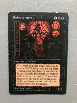 Mtg Fbb Sorceress Queen French HP - Image 1