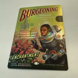 Burgeoning FOIL Borderless 126 EOE Special Guest SPG MTG Mythic Unplayed Mint - Image 4