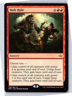 Mob Rule R Fate Reforged 109 NM - Image 1