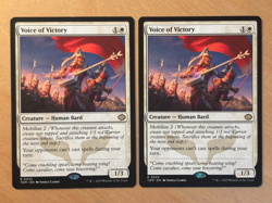 Magic the Gathering MTG 1x Voice of Victory Tarkir Dragonstorm NM - Image 1