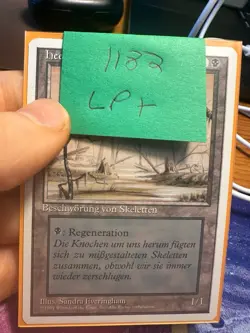 German Misprint Drudge Skeletons Swamp With Regenerate • Mostly Clean • Mtg - Image 5