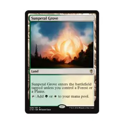 WOTC MTG Commander 2016 Sunpetal Grove (R) EX - Image 1