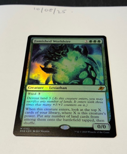 Magic the Gathering MTG Famished Worldsire x1 Mythic FOIL Card NM/M Eternities - Image 1