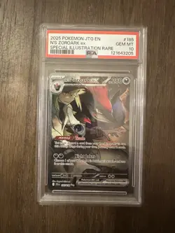 Pokemon TCG Journey Together N's Zoroark EX 185/159 Sir PSA 10 - Image 3