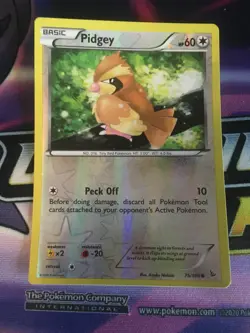 Pidgey - 75/106 - Reverse Holo - XY Flashfire Pokemon - NM - Image 1