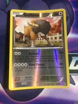 Bouffalant - 91/114 - Reverse Holo Rare - Black & White Pokemon - NM - Image 1