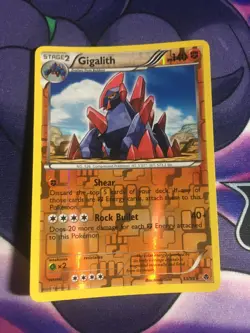 Gigalith - 53/98 - Reverse Holo Rare - Emerging Powers Pokemon - NM - Image 1