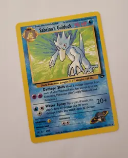 Pokemon Sabrina's Golduck 30/132 Gym Challenge 2000 TCG Card ENG English - Image 1