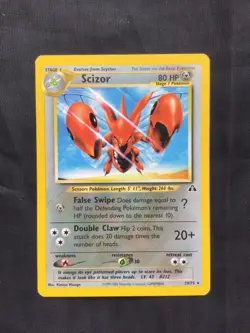 Pokemon Cards: Neo Discovery Rare: Scizor 29/75 - Image 1