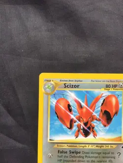 Pokemon Cards: Neo Discovery Rare: Scizor 29/75 - Image 2
