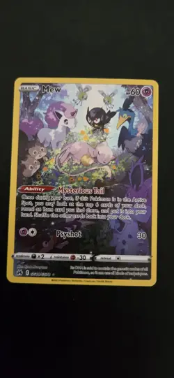 Mew GG10/GG70 Crown Zenith Pokemon Card Full Art Ultra Rare Sleeping Mew NEARM - Image 1