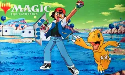Cursed Magic the Gathering Pokemon Digimon Dragon Ball Yugioh Card TCG Playmat - Image 2