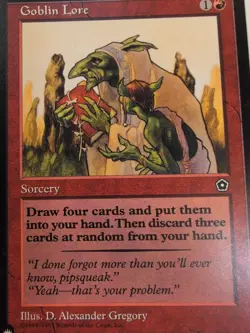 1x Goblin Lore MTG The List Reprints Regular LP - Image 1