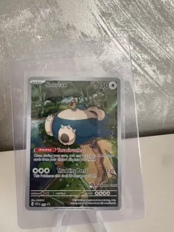 Pokemon S&V 151 Snorlax SVP051 Pokemon Center Stamp Promo NM/M - Image 2