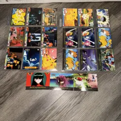 Topps Pokemon Card Lot 21 Cards Vintage Mewtwo Strikes Back Pikachus Vacation - Image 1