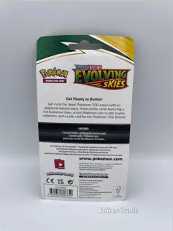 Pokemon Sword & Shield 7.0 - Evolving Skies - Premium Checklane Blister Emboar - Image 2