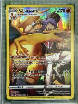 PSA 10 2022 Pokemon SWSH Charizard #TG03/TG30 UR Lost Origin Trainer Gallery - Image 3