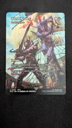 MTG ~ Baron Rivalry (Deadly Dispute) ~ Final Fantasy ~ Near Mint ~ Uncommon - Image 1