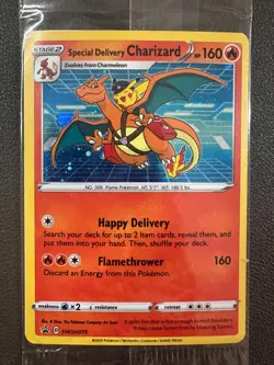 Special Delivery Charizard SWSH075 - Sword & Shield Promo Pokemon TCG - Sealed - Image 1