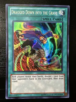Dragged Down into the Grave - NM - LCYW-EN174 - Unlimited - Super Rare - Image 1